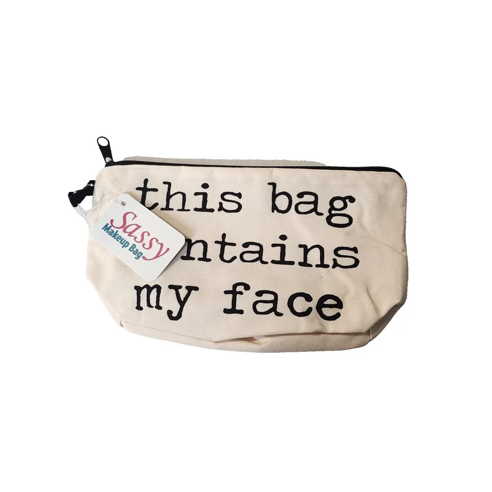 Small Zipper Makeup Bags 2-pack